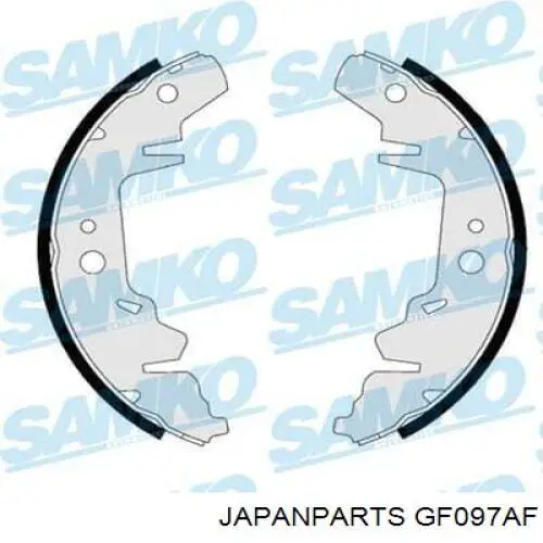 Compre GF097AF Japan Parts Sapatas do freio traseiras de tambor