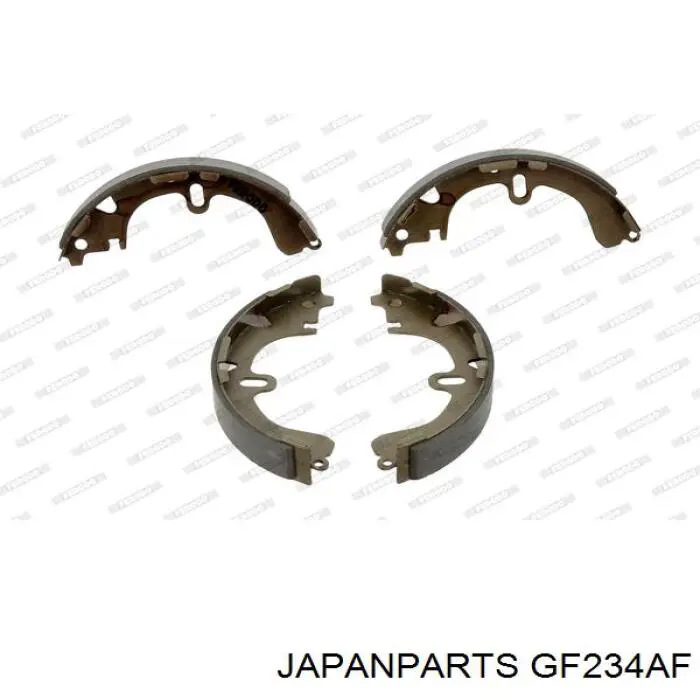 Compre GF234AF Japan Parts Sapatas do freio traseiras de tambor