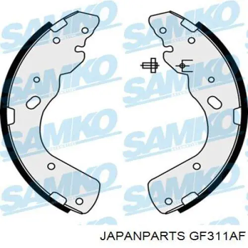 Compre GF311AF Japan Parts Sapatas do freio traseiras de tambor
