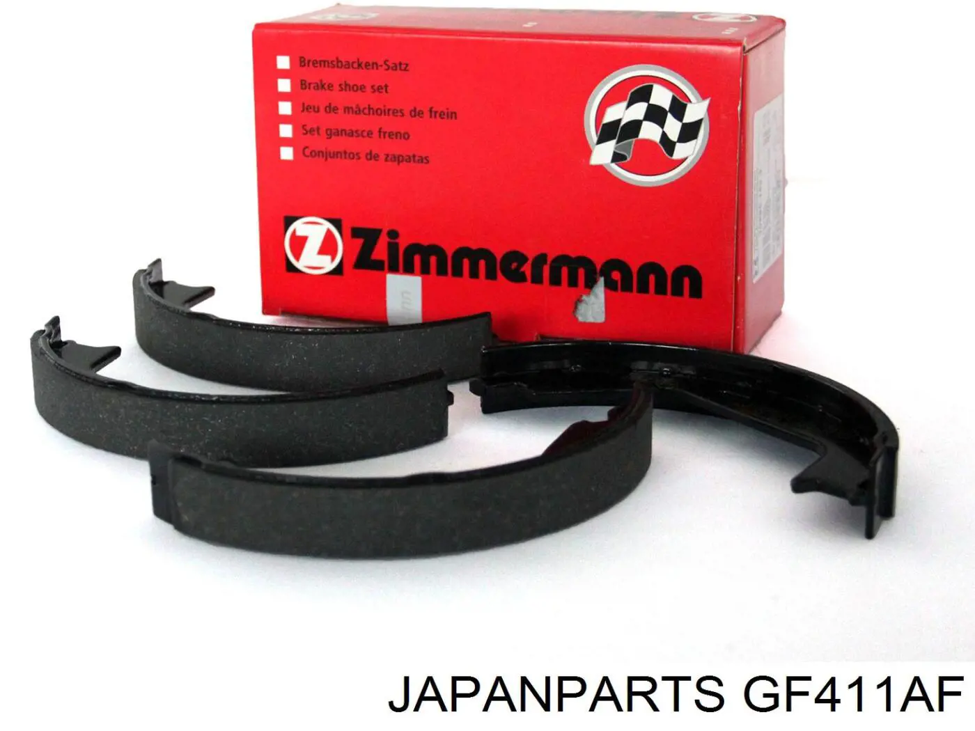 Compre GF411AF Japan Parts Sapatas do freio traseiras de tambor