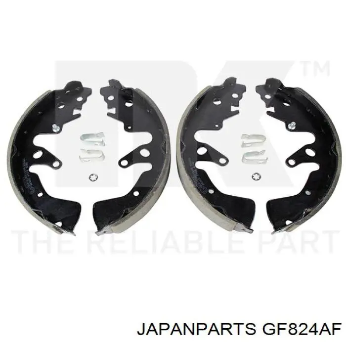 Compre GF824AF Japan Parts Sapatas do freio traseiras de tambor