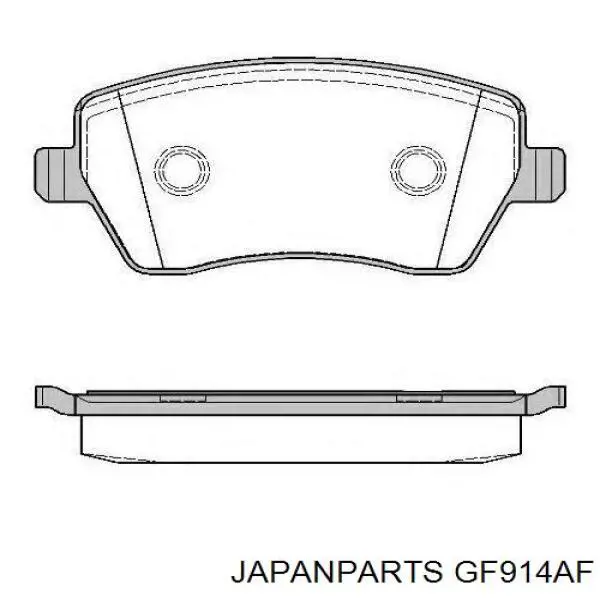 Sapatas do freio traseiras de tambor Japan Parts GF914AF preço, a partir de 38,57 USD