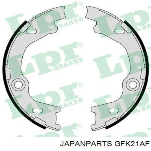 Sapatas do freio de estacionamento Japan Parts GFK21AF preço, a partir de 31,17 USD