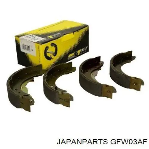 Compre GFW03AF Japan Parts Sapatas do freio traseiras de tambor