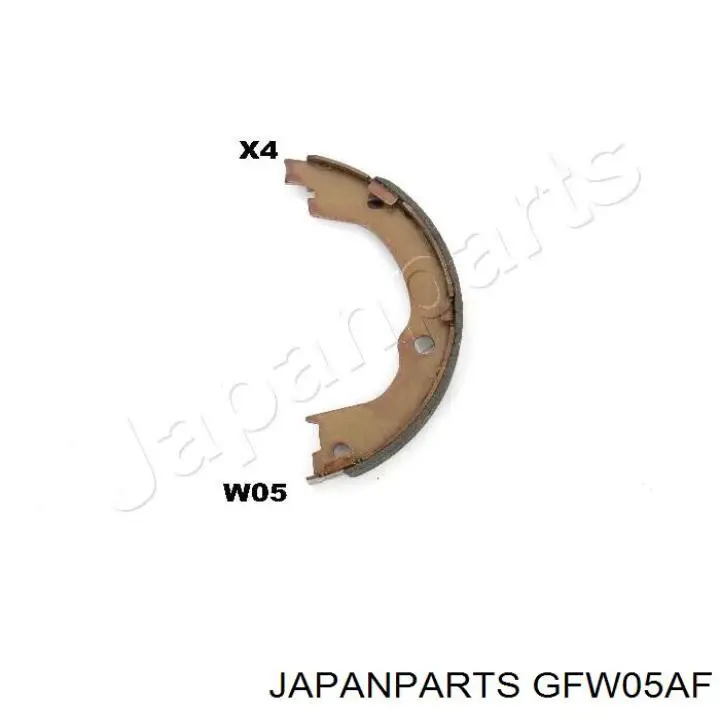 Sapatas do freio de estacionamento Japan Parts GFW05AF preço, a partir de 49,16 USD