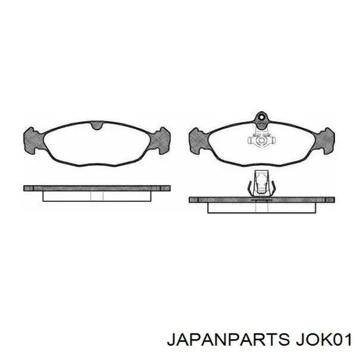 Compre JOK01 Japan Parts Cruzeta da junta universal traseira