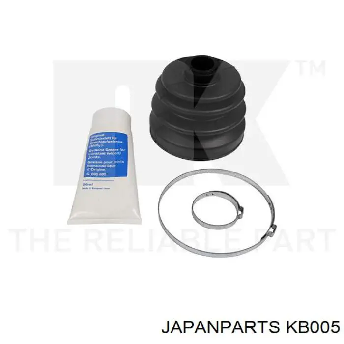 Bota de proteção externa de junta homocinética do semieixo dianteiro Japan Parts KB005 preço, a partir de 19,69 USD