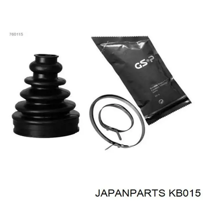 Compre KB015 Japan Parts Bota de proteção externa de junta homocinética do semieixo dianteiro