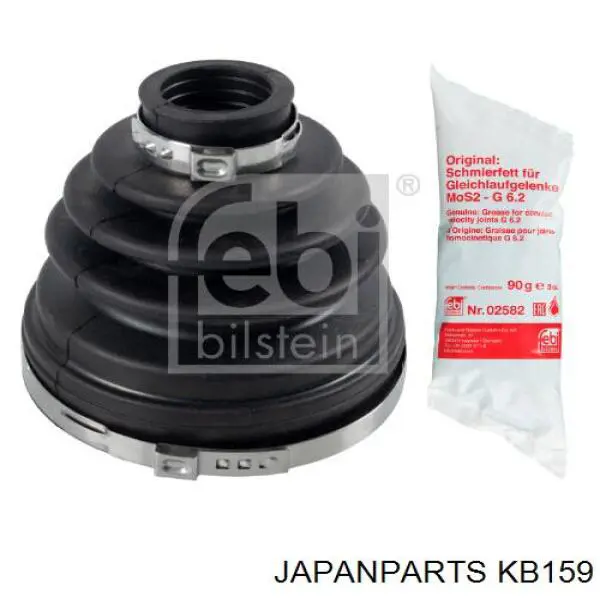 Compre KB159 Japan Parts Bota de proteção interna de junta homocinética do semieixo dianteiro