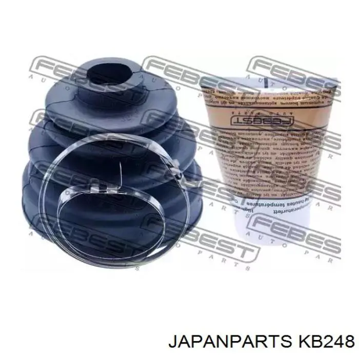 Compre KB248 Japan Parts Bota de proteção externa de junta homocinética do semieixo dianteiro
