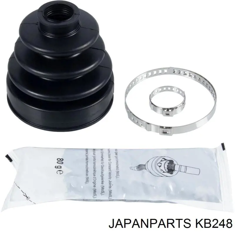 Bota de proteção externa de junta homocinética do semieixo dianteiro Japan Parts KB248 preço, a partir de 11,42 USD
