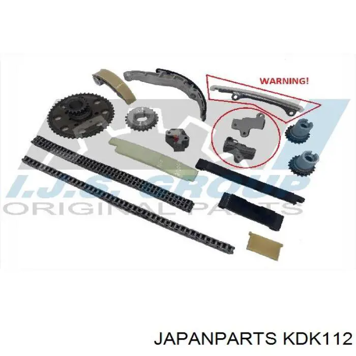 Compre KDK112 Japan Parts Cadeia do mecanismo de distribuição de gás, kit