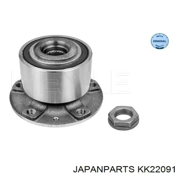 Cubo traseiro Japan Parts KK22091 preço, a partir de 150,27 USD