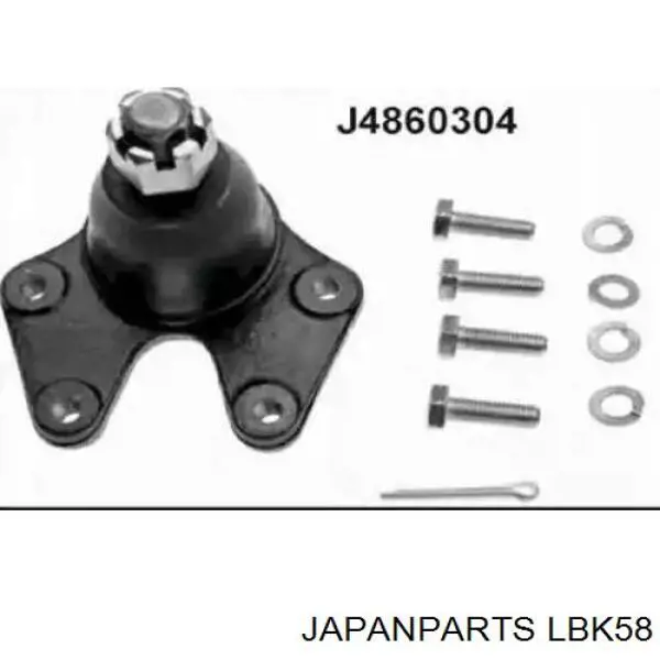 Compre LBK58 Japan Parts Suporte de esfera inferior