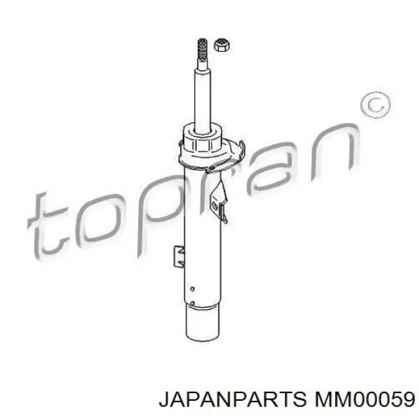 Compre MM00059 Japan Parts Amortecedor dianteiro direito