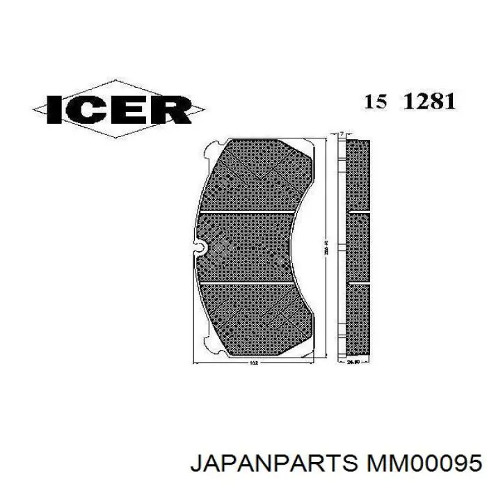 Amortecedor dianteiro Japan Parts MM00095 preço, a partir de 62,94 USD