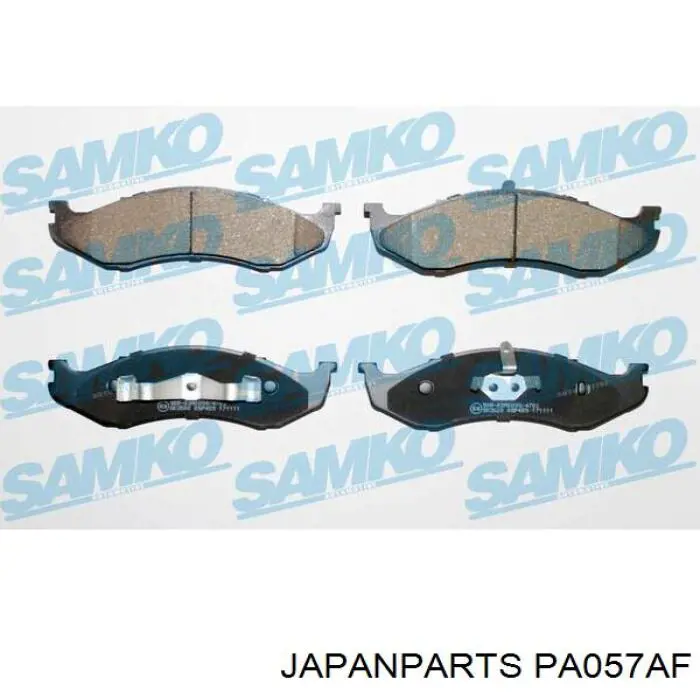 Compre PA057AF Japan Parts Sapatas do freio dianteiras de disco