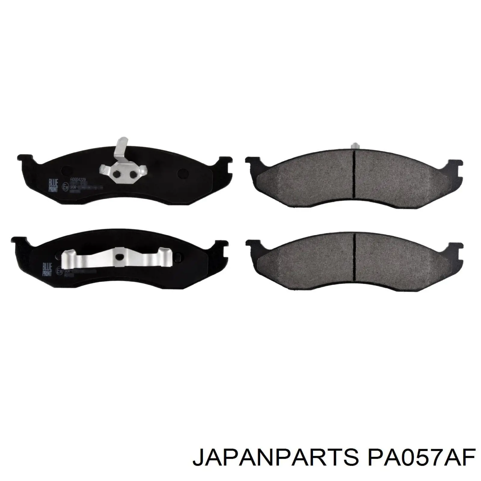 Sapatas do freio dianteiras de disco Japan Parts PA057AF preço, a partir de 49,99 USD