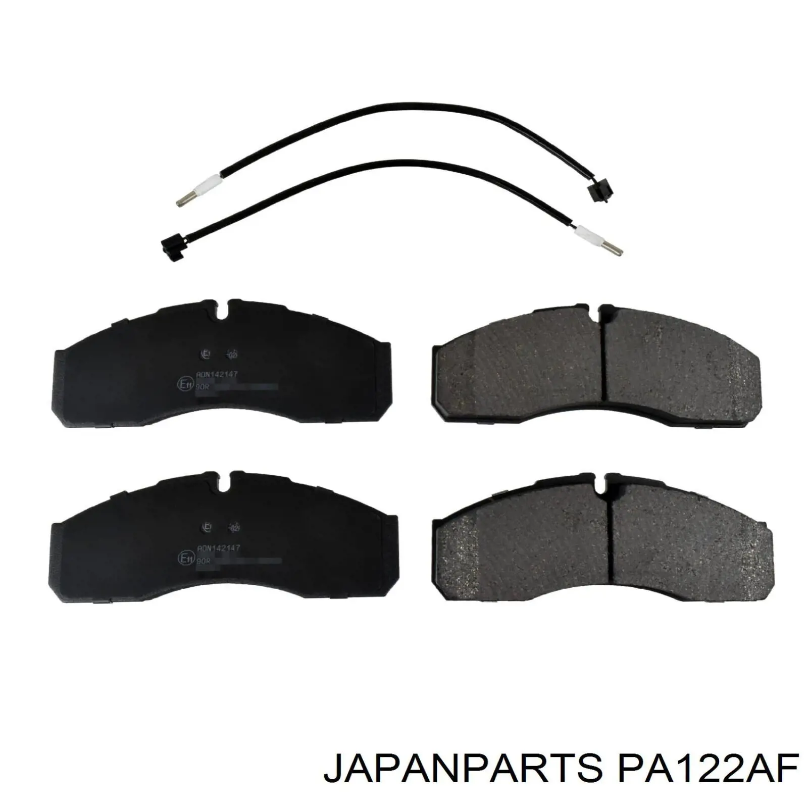 Compre PA122AF Japan Parts Sapatas do freio dianteiras de disco