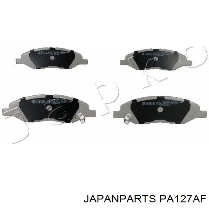 Sapatas do freio dianteiras de disco Japan Parts PA127AF preço, a partir de 52,02 USD