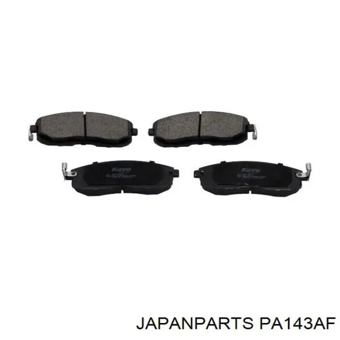Compre PA143AF Japan Parts Sapatas do freio dianteiras de disco