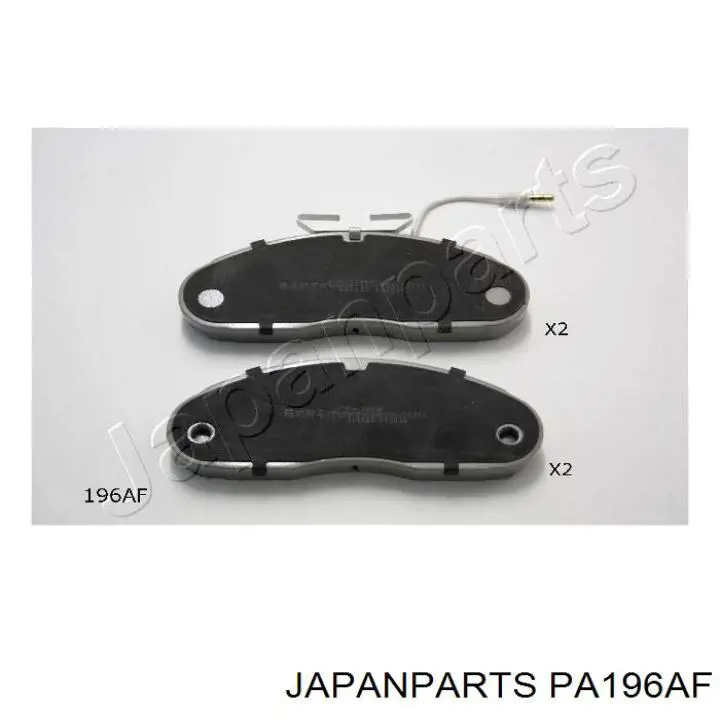 Sapatas do freio dianteiras de disco Japan Parts PA196AF preço, a partir de 45,94 USD