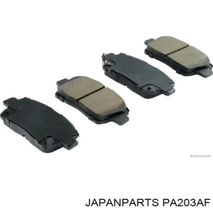 Sapatas do freio dianteiras de disco Japan Parts PA203AF preço, a partir de 27,92 USD