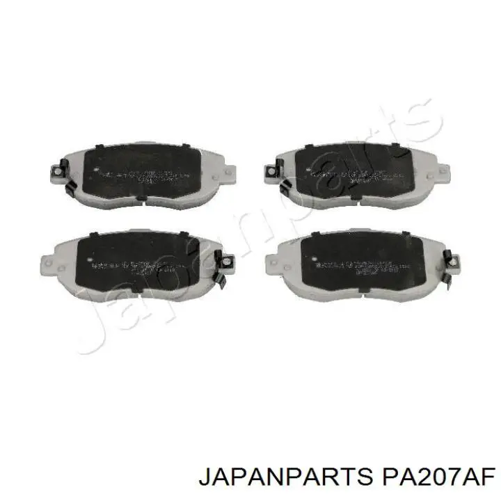 Sapatas do freio dianteiras de disco Japan Parts PA207AF preço, a partir de 38,47 USD