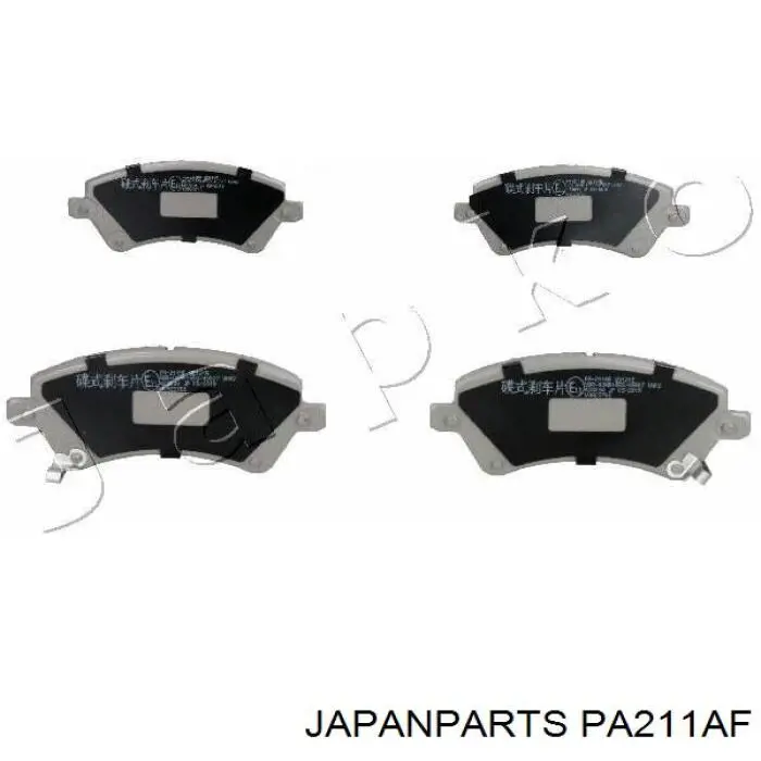 Sapatas do freio dianteiras de disco Japan Parts PA211AF preço, a partir de 28,25 USD