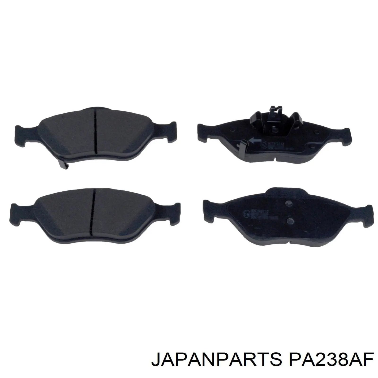 Compre PA238AF Japan Parts Sapatas do freio dianteiras de disco