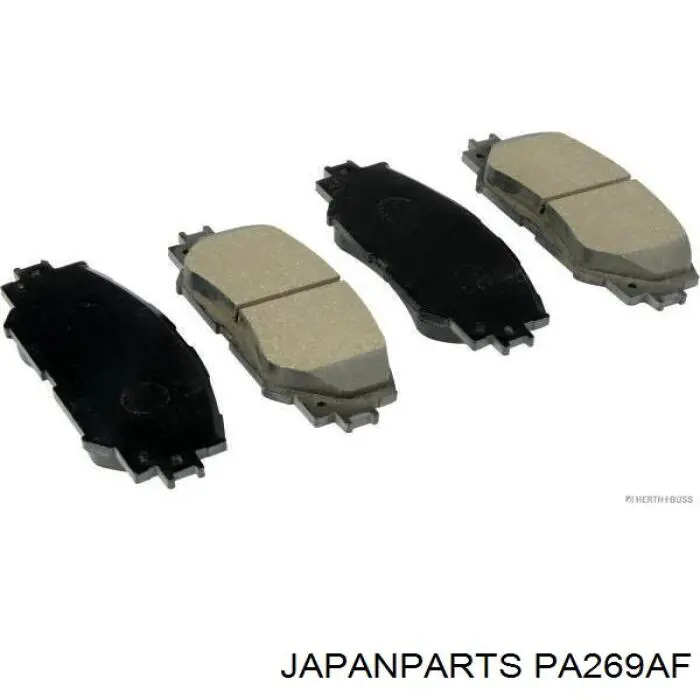 Sapatas do freio dianteiras de disco Japan Parts PA269AF preço, a partir de 31,39 USD