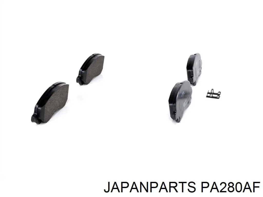 Compre PA280AF Japan Parts Sapatas do freio dianteiras de disco