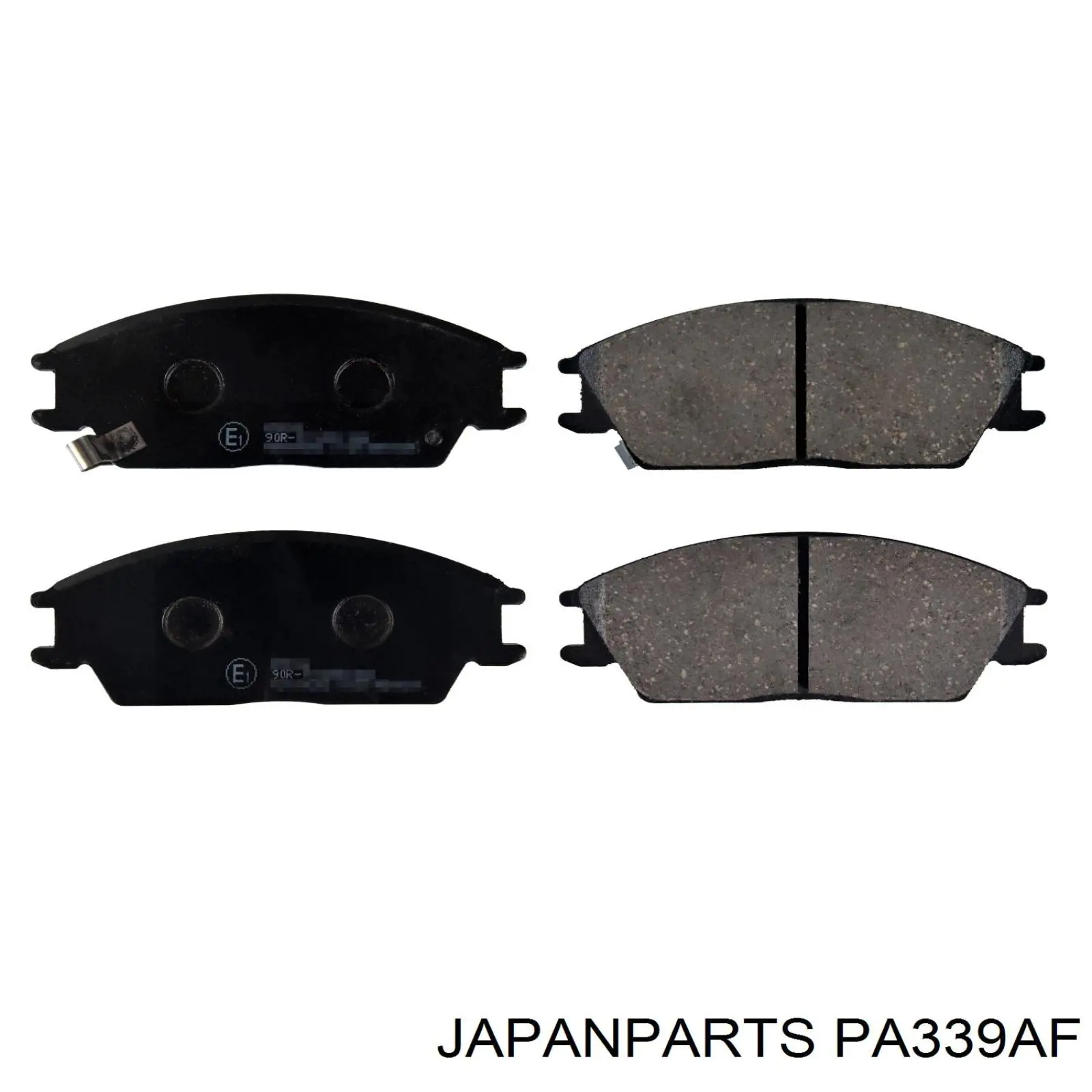 Compre PA339AF Japan Parts Sapatas do freio dianteiras de disco