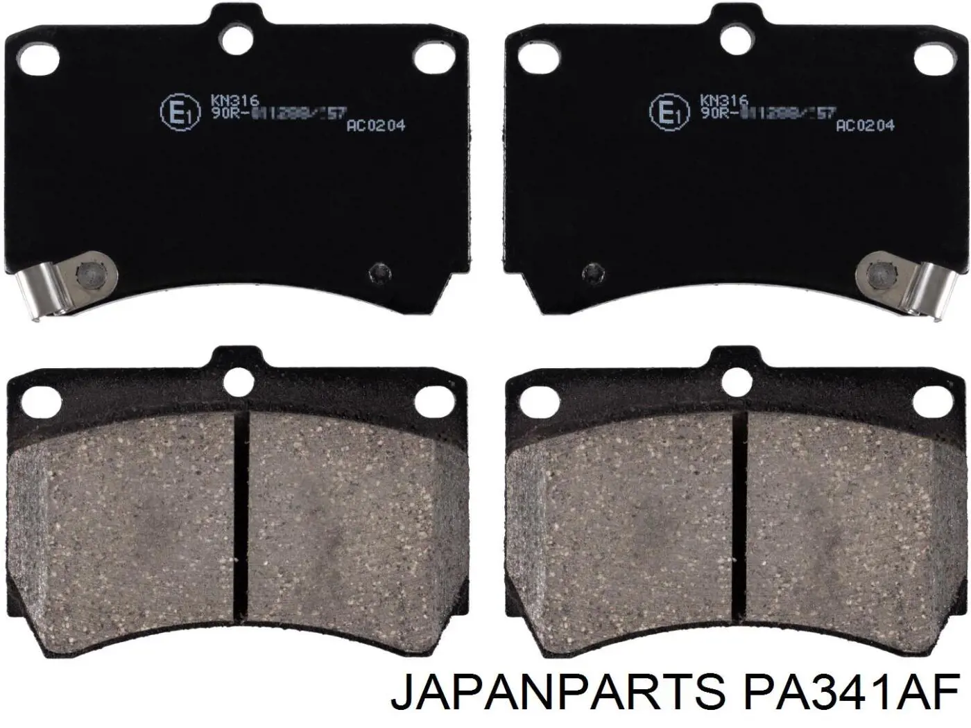 Compre PA341AF Japan Parts Sapatas do freio dianteiras de disco