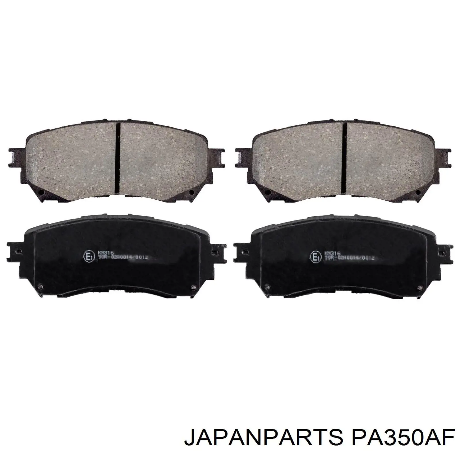 Compre PA350AF Japan Parts Sapatas do freio dianteiras de disco