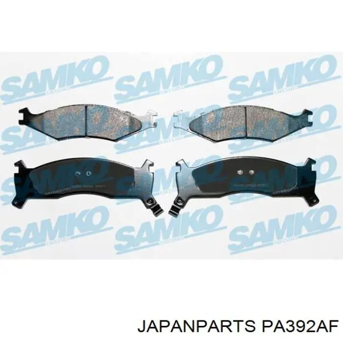 Sapatas do freio dianteiras de disco Japan Parts PA392AF preço, a partir de 32,97 USD