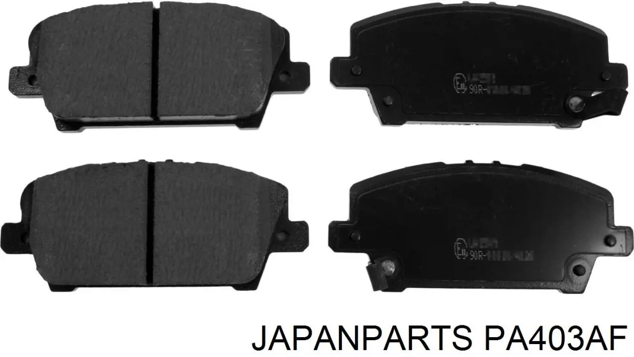 Compre PA403AF Japan Parts Sapatas do freio dianteiras de disco