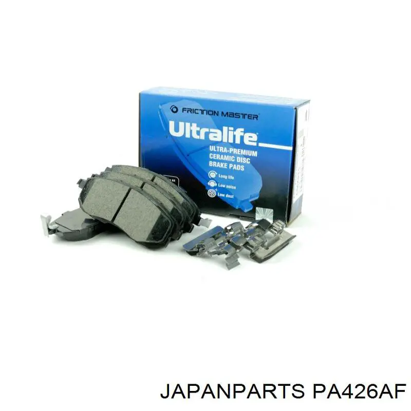 Sapatas do freio dianteiras de disco Japan Parts PA426AF preço, a partir de 37,23 USD