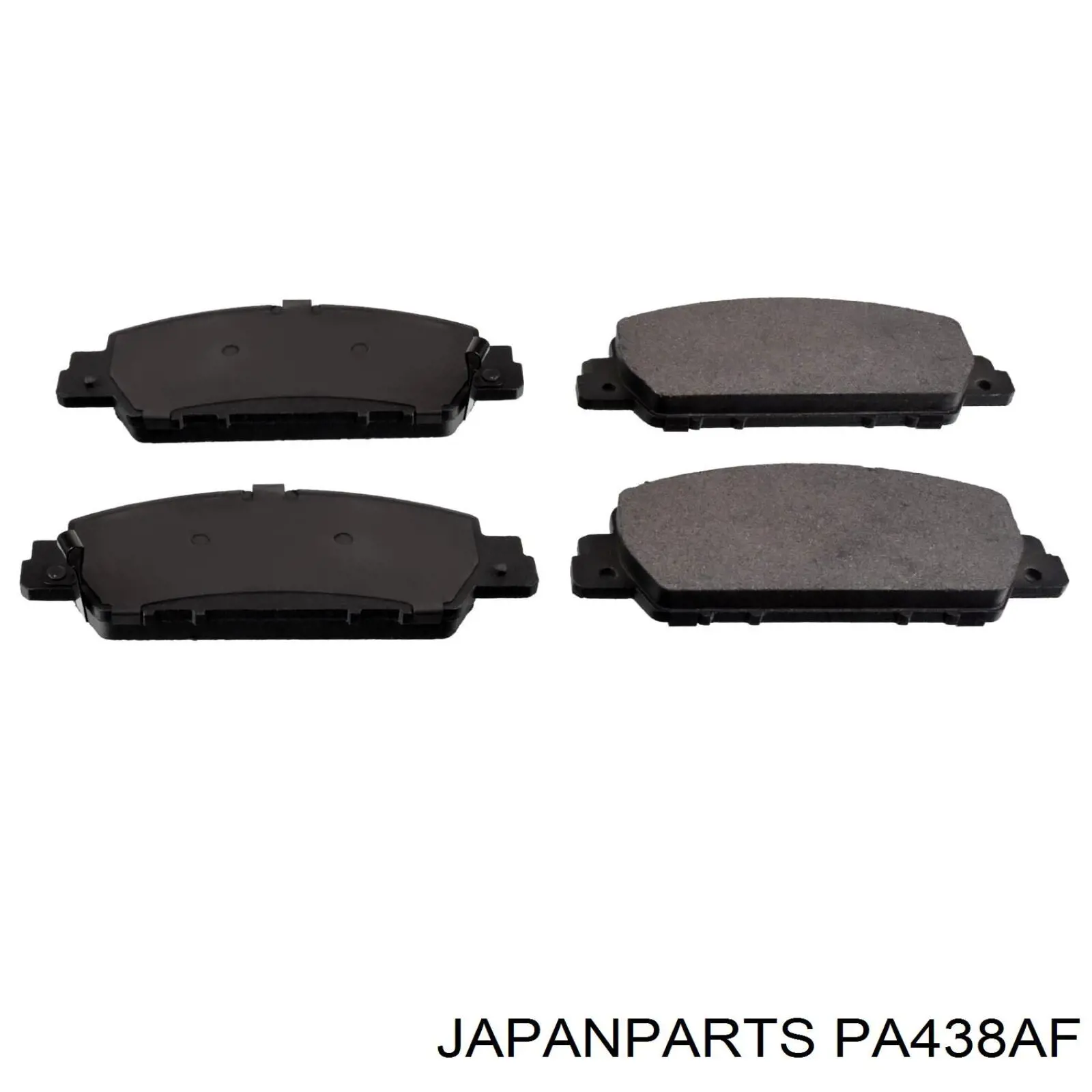 PA438AF Japan Parts Sapatas do freio dianteiras de disco