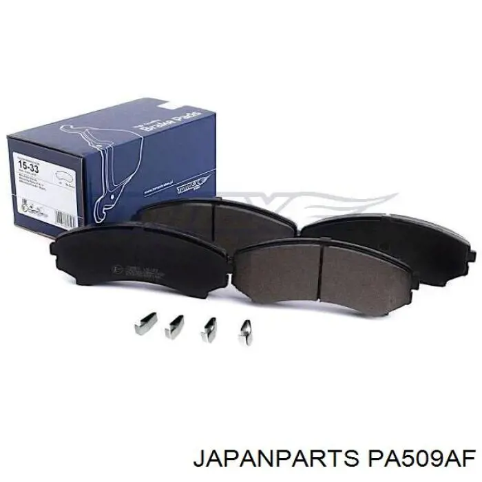 Compre PA509AF Japan Parts Sapatas do freio dianteiras de disco