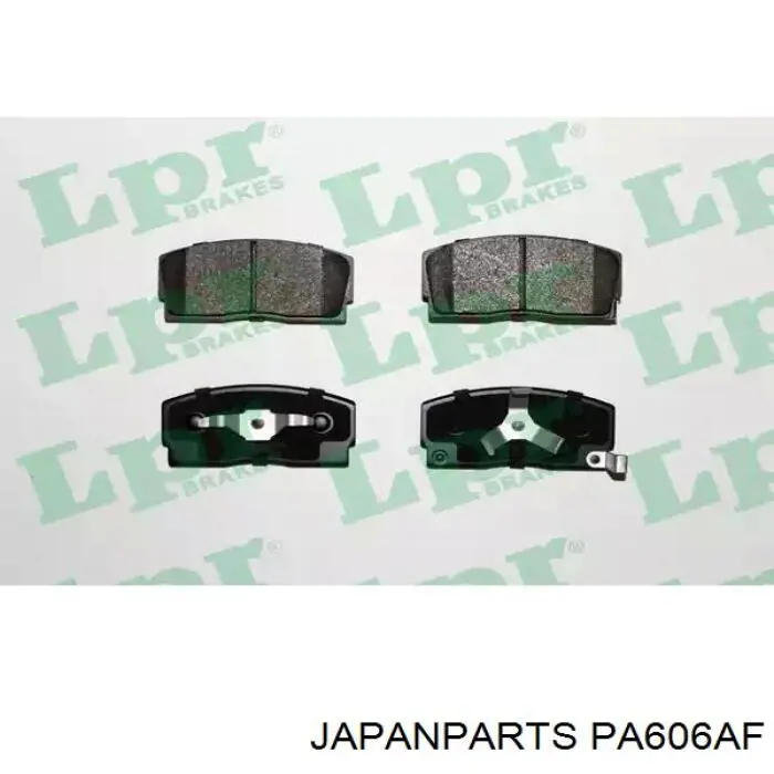 Compre PA606AF Japan Parts Sapatas do freio dianteiras de disco