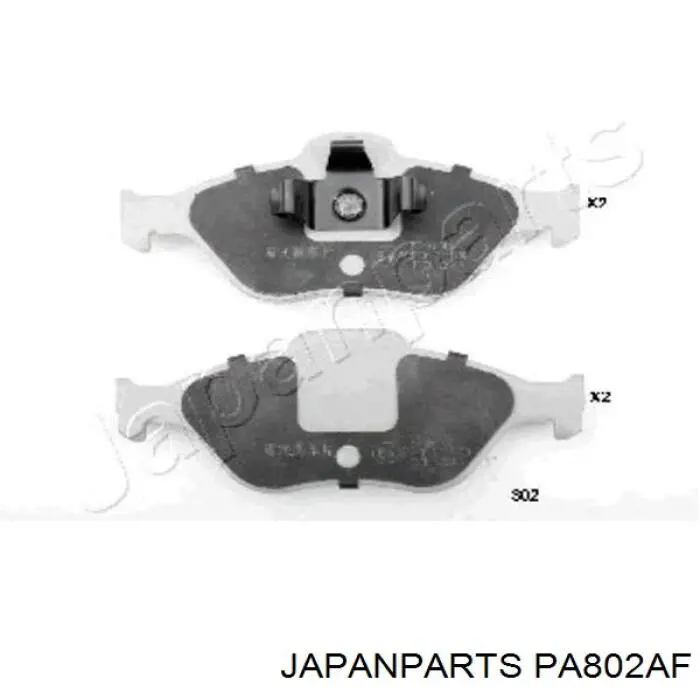 Sapatas do freio dianteiras de disco Japan Parts PA802AF preço, a partir de 29,74 USD