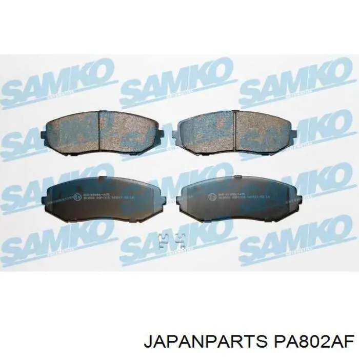 Compre PA802AF Japan Parts Sapatas do freio dianteiras de disco