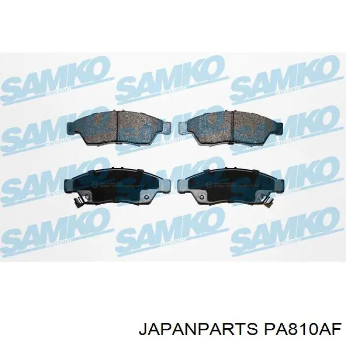 Compre PA810AF Japan Parts Sapatas do freio dianteiras de disco