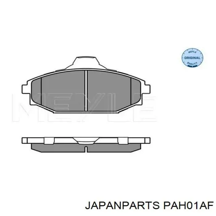 Compre PAH01AF Japan Parts Sapatas do freio dianteiras de disco