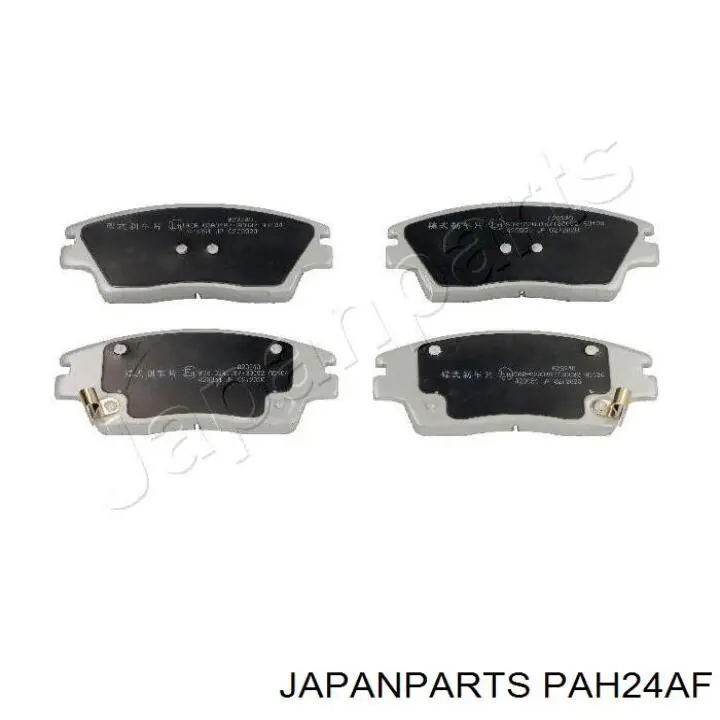 PAH24AF Japan Parts Sapatas do freio dianteiras de disco