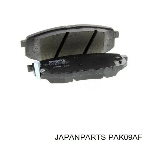 Compre PAK09AF Japan Parts Sapatas do freio dianteiras de disco