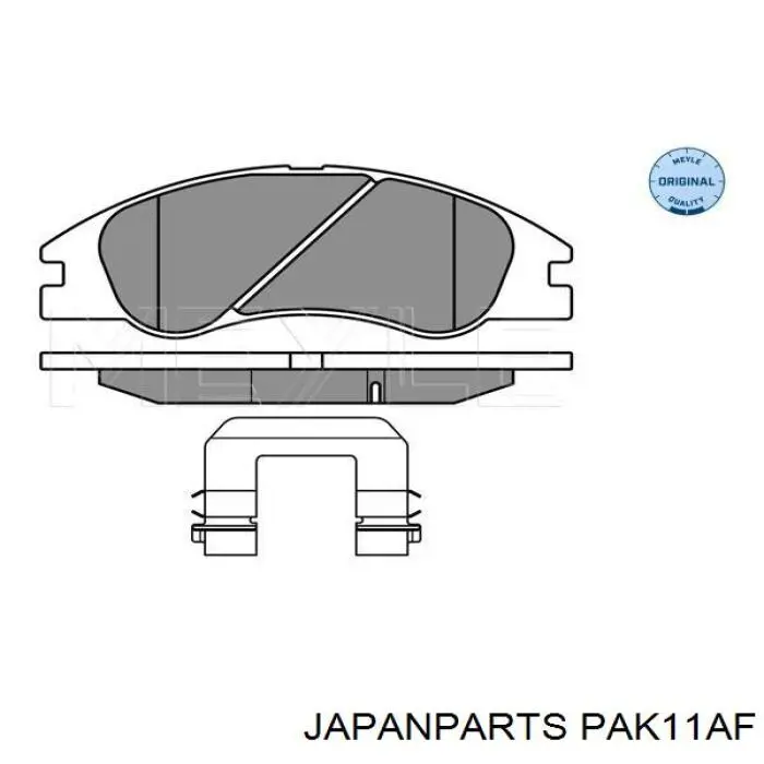 Compre PAK11AF Japan Parts Sapatas do freio dianteiras de disco