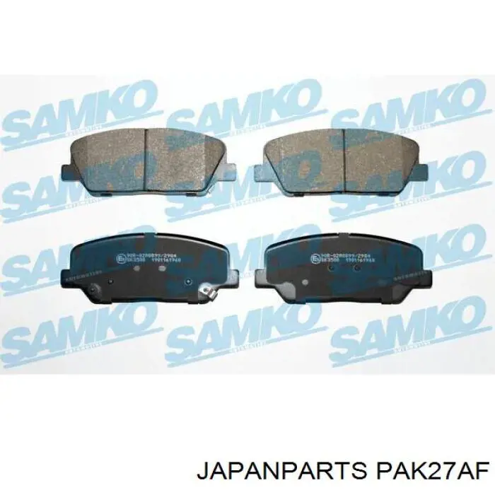 Sapatas do freio dianteiras de disco Japan Parts PAK27AF preço, a partir de 31,06 USD