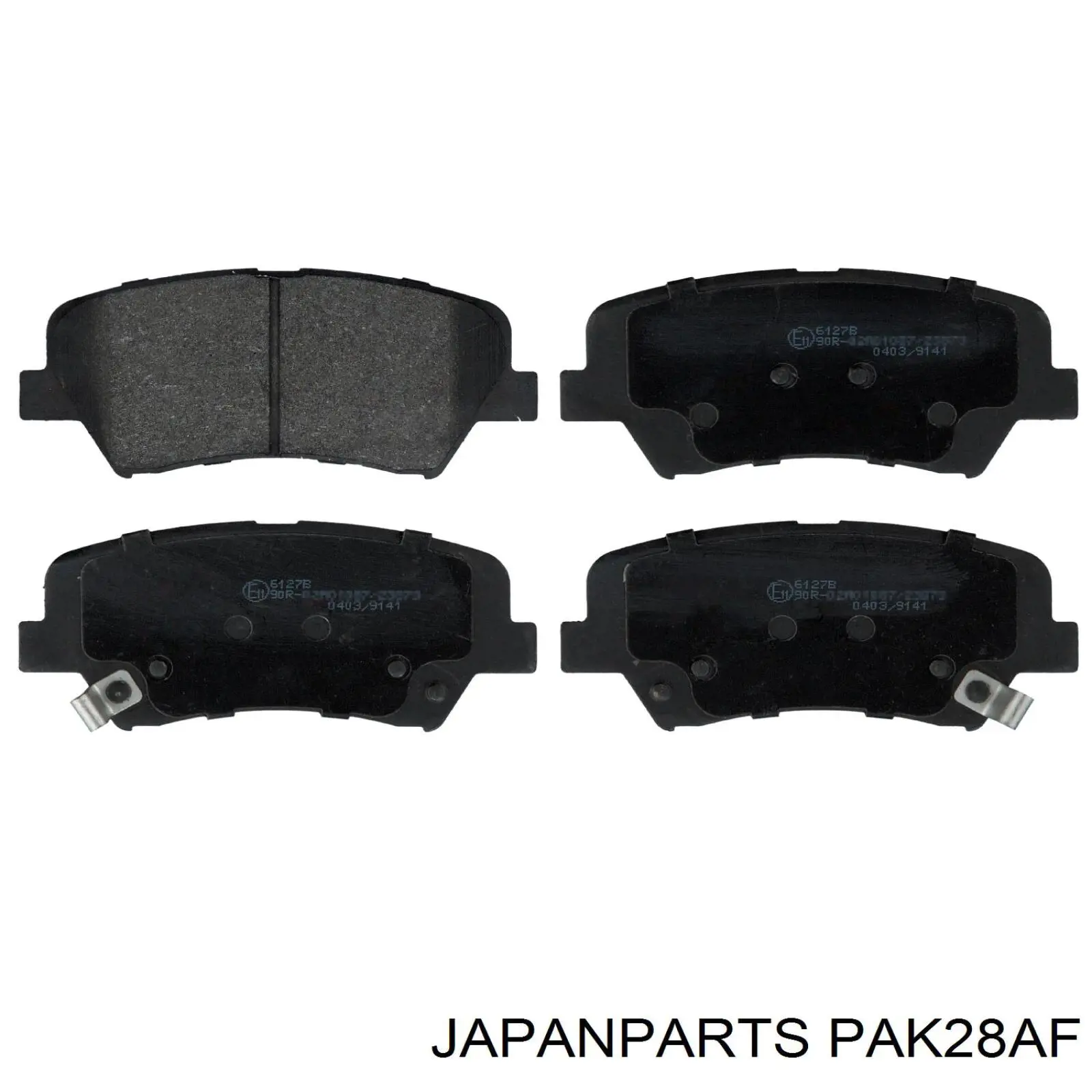 Sapatas do freio dianteiras de disco Japan Parts PAK28AF preço, a partir de 32,27 USD